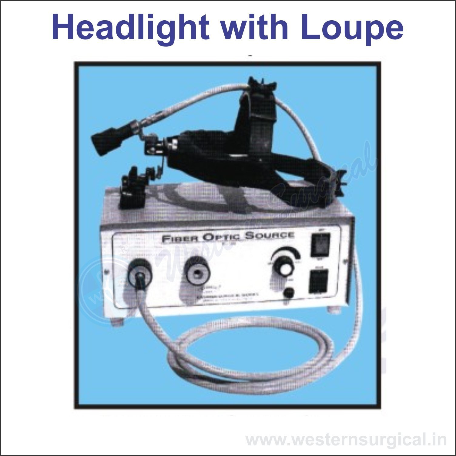 Headlight With Loupe - Application: Hospital Fitting