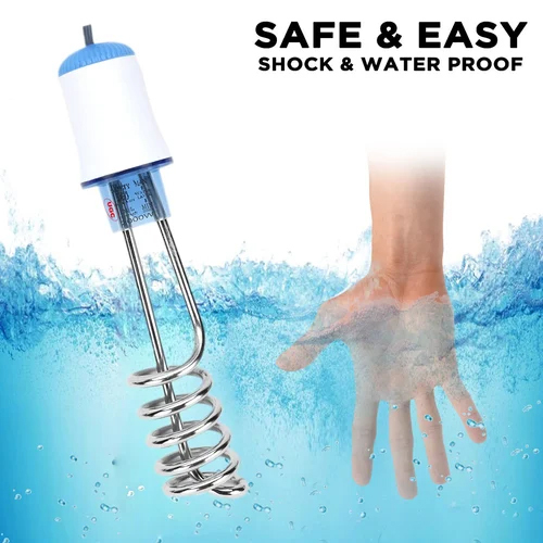 1500W Electric Immersion Rod - Plastic Insulation, 37x8x8 cm, Weight 420 g | Industrial Use, Water Heating Elements, Warranty Included