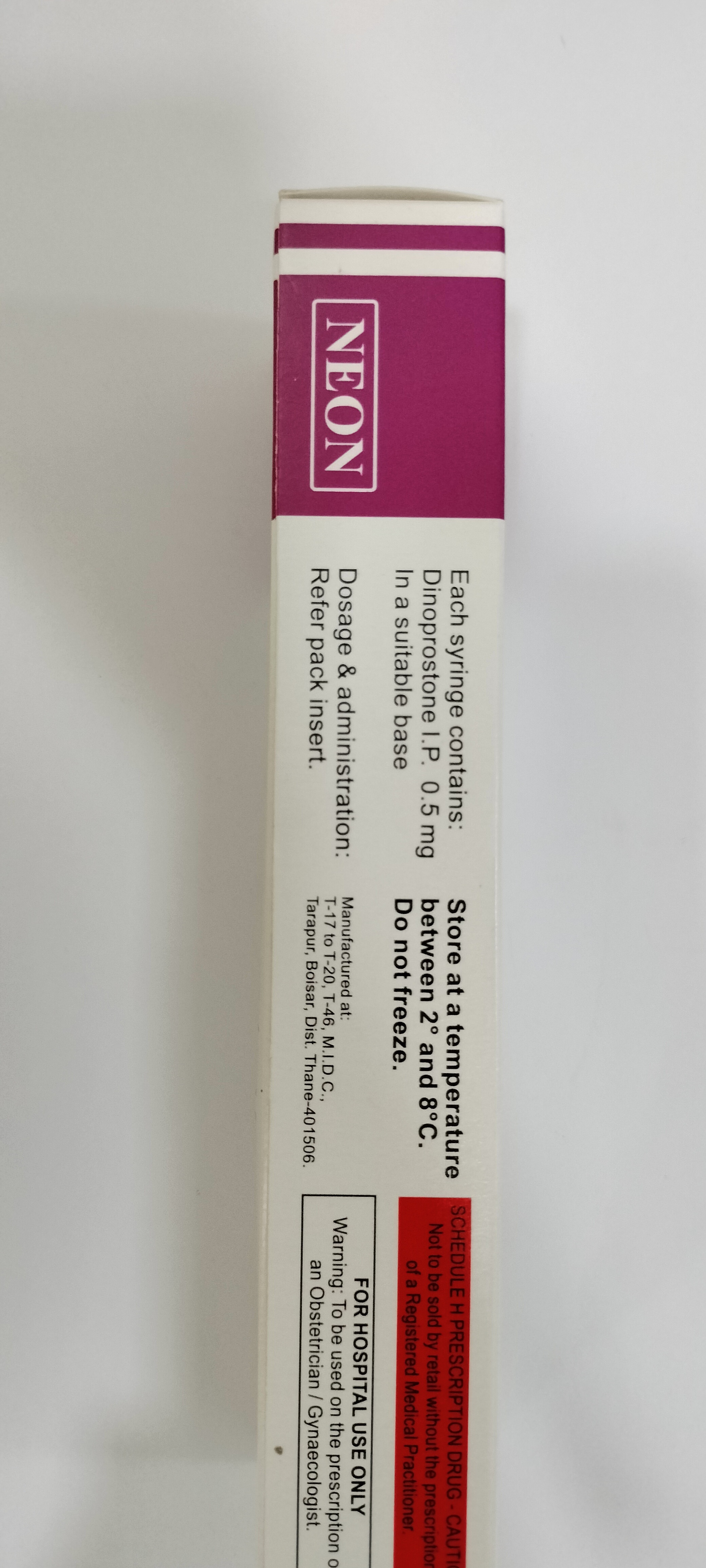 Dinost 0.5mg Gel - Color: White