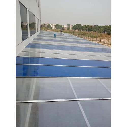 Polycarbonate Roofing Sheets - Steel Material, Grey Color | Durable Structural Design