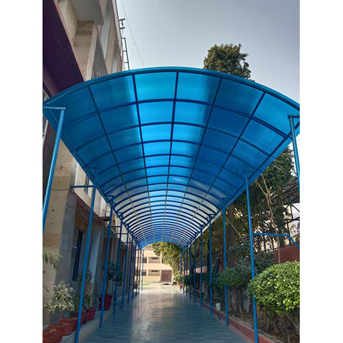 Polycarbonate Roofing Sheets - Steel Material, Grey Color | Durable Structural Design