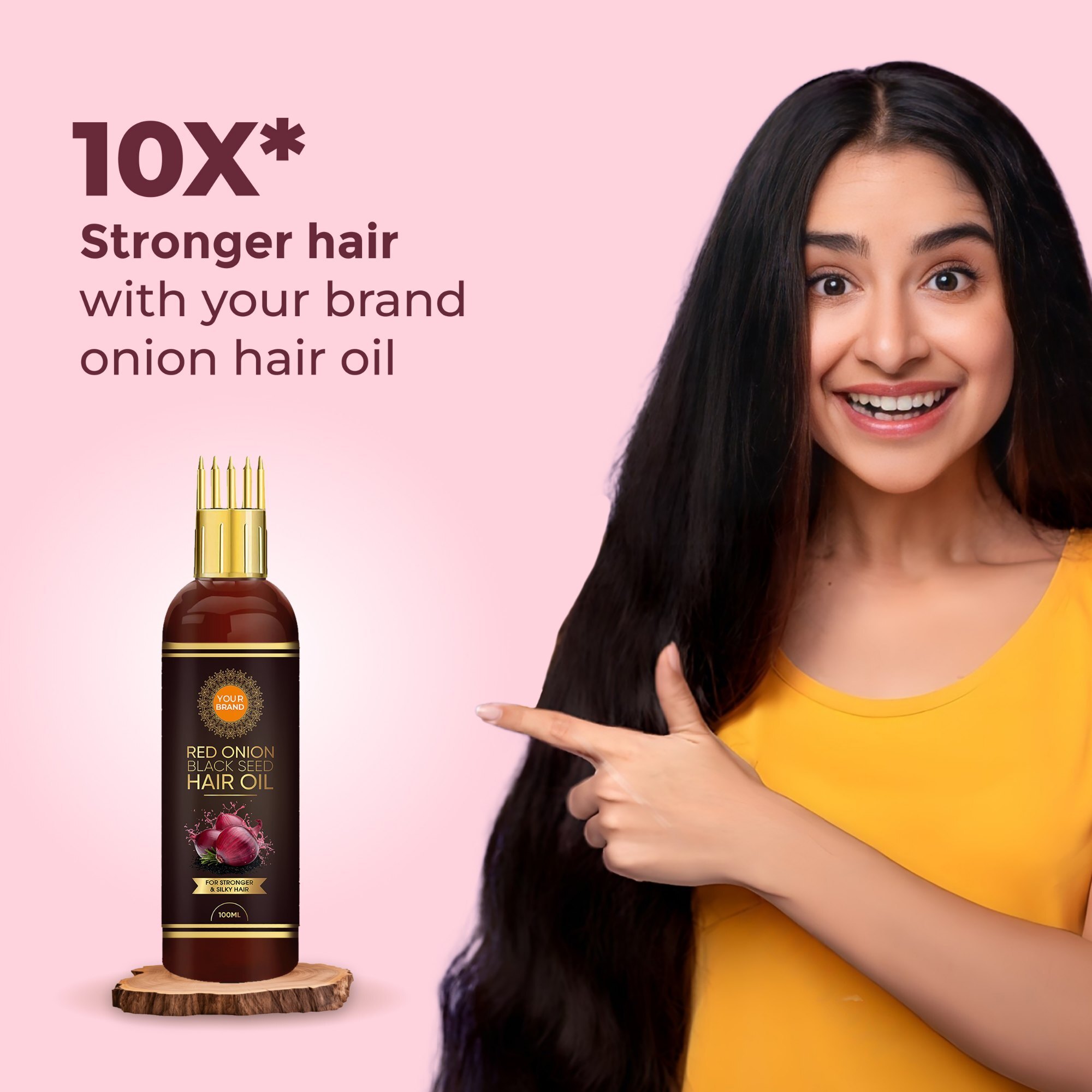 Red Onion Black Seed Hair Oil - 100 Ml | Natural Oil, Anti-dandruff, Boosts Hair Growth, Reduces Hair Fall, For Males & Females, 24-month Shelf Life