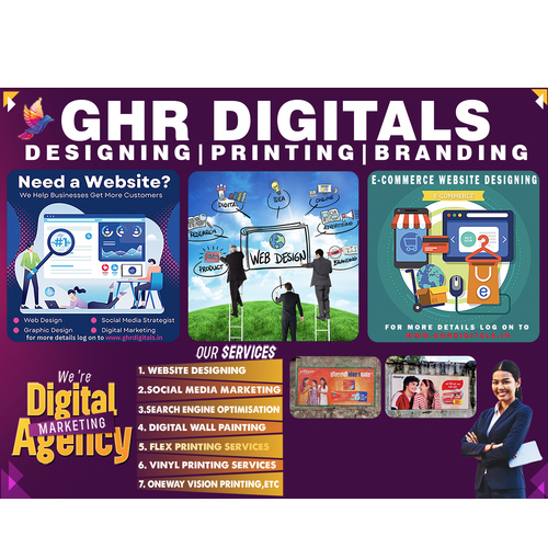5 Pages Website Designing Services By Ghr Tech World