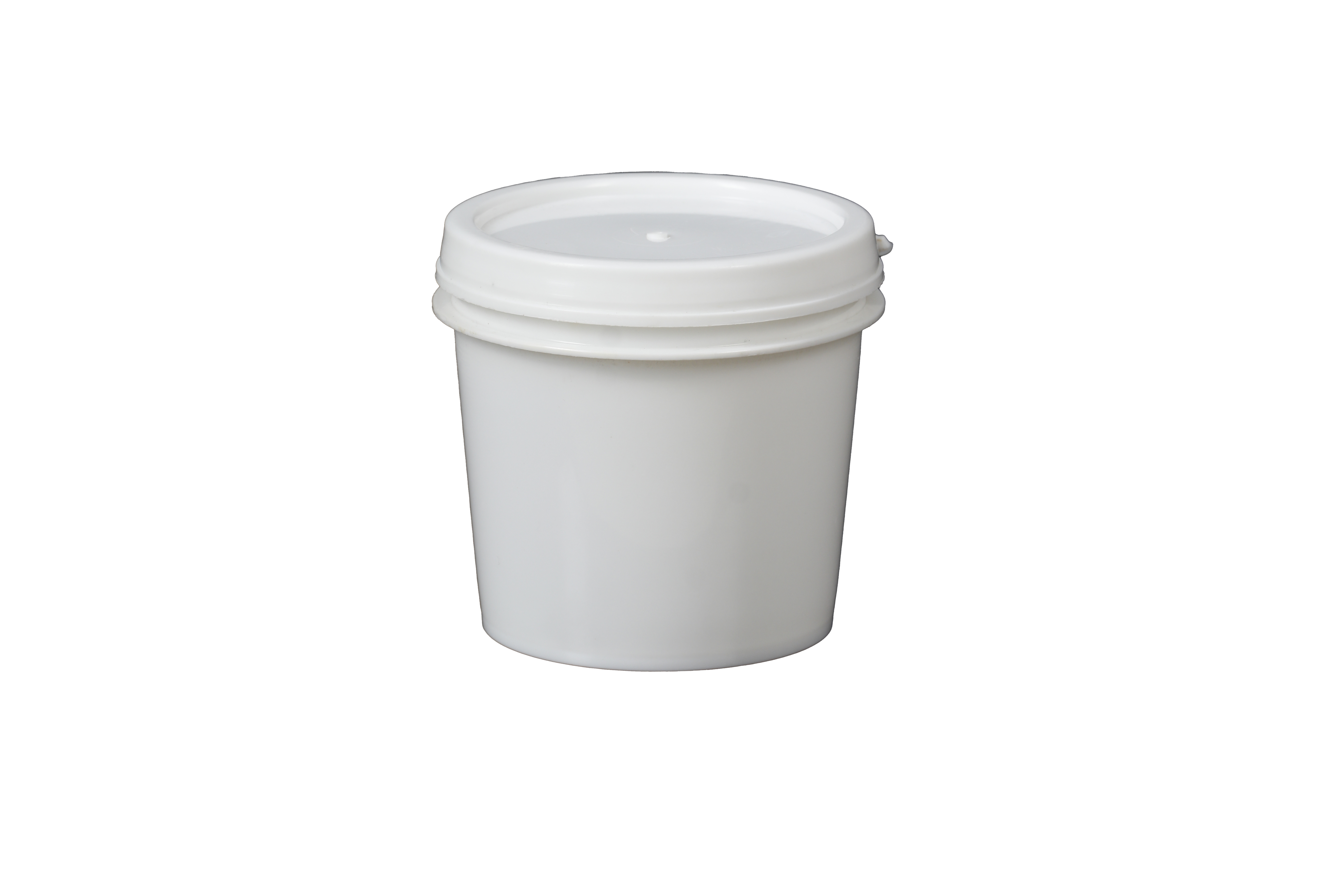 200 Ml Bucket - High-quality Plastic, Rigid Construction, Classic White Color | Rust-free, Cost-effective, Multiple Sizes Available