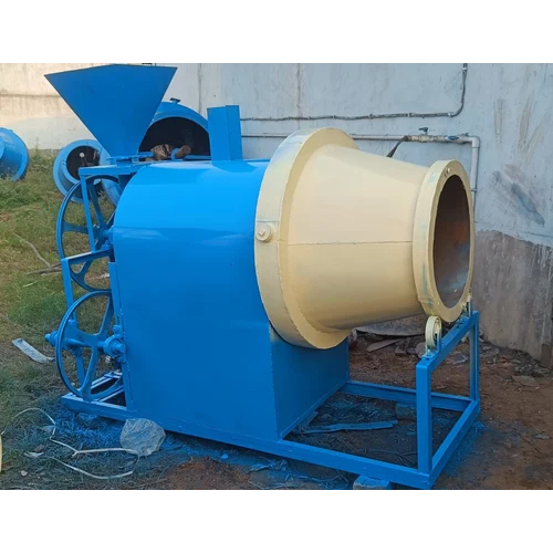 Puffed Rice Roasting Machine - Automatic, High Efficiency | Industrial Use, Manual Control, Warranty Included