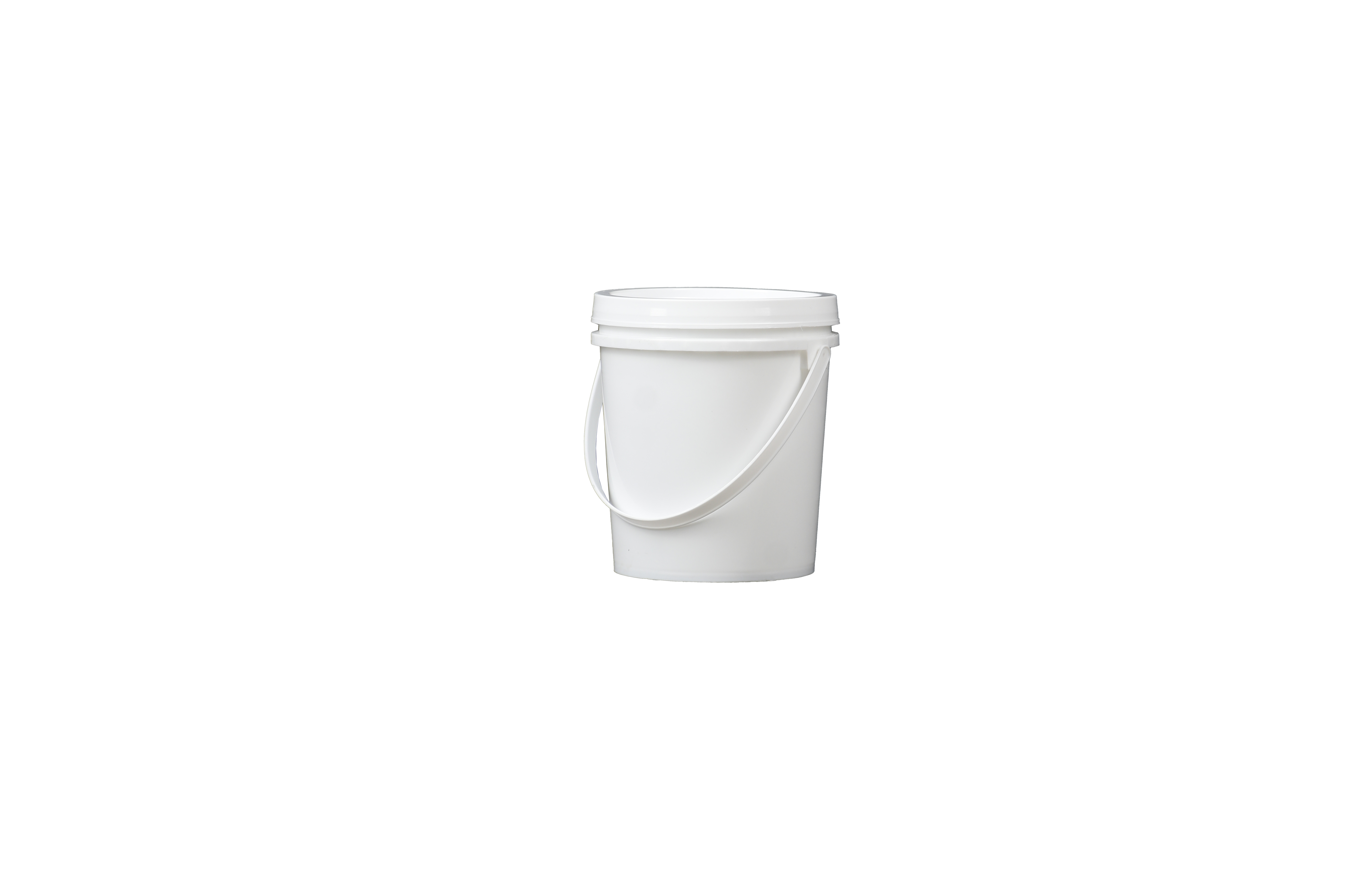 2 Ltr. Bucket - Rigid Plastic, 2 Liters Capacity, White Color | Rust-free, Cost-effective, Versatile For Liquid Storage Applications