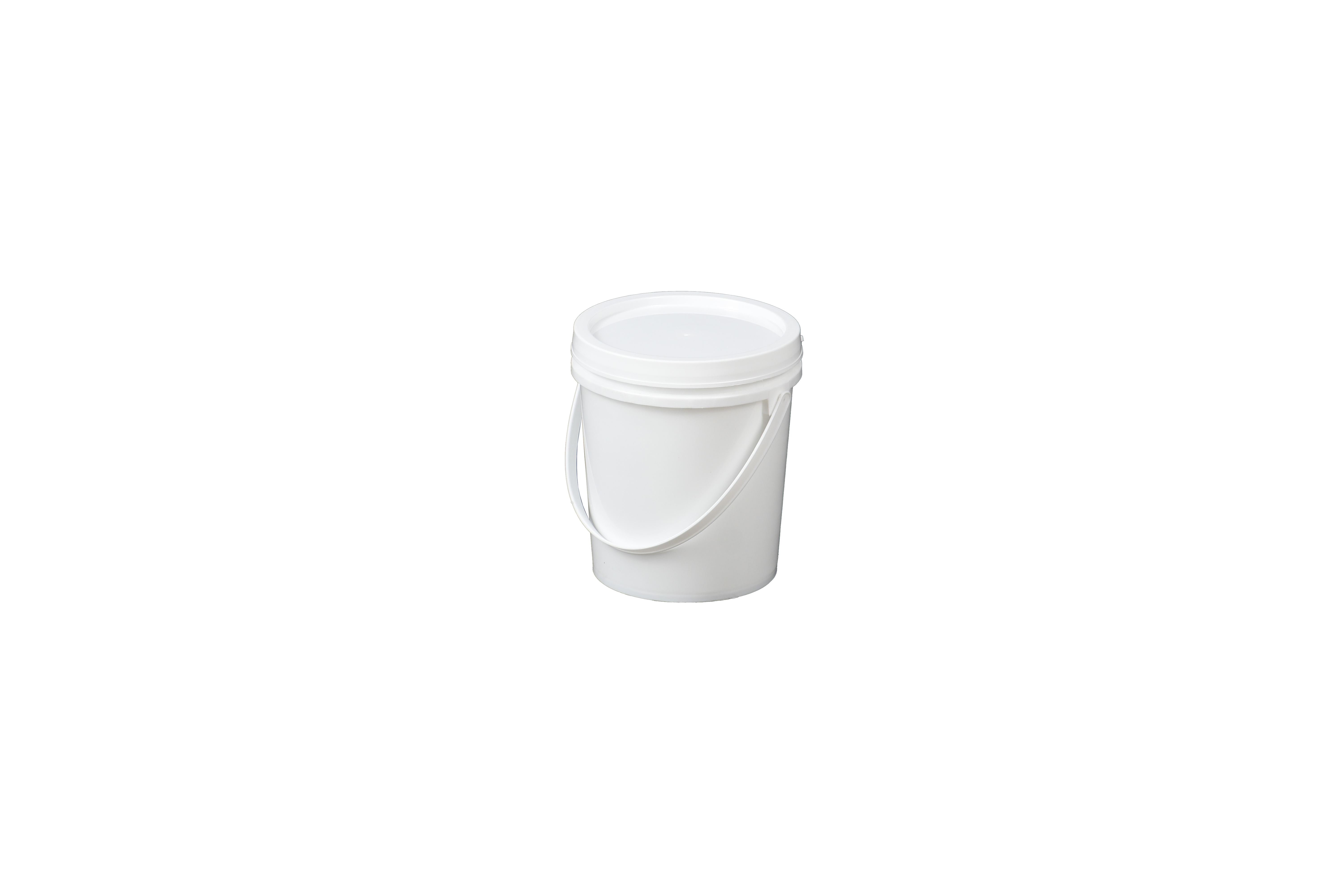 2 Ltr. Bucket - Rigid Plastic, 2 Liters Capacity, White Color | Rust-free, Cost-effective, Versatile For Liquid Storage Applications