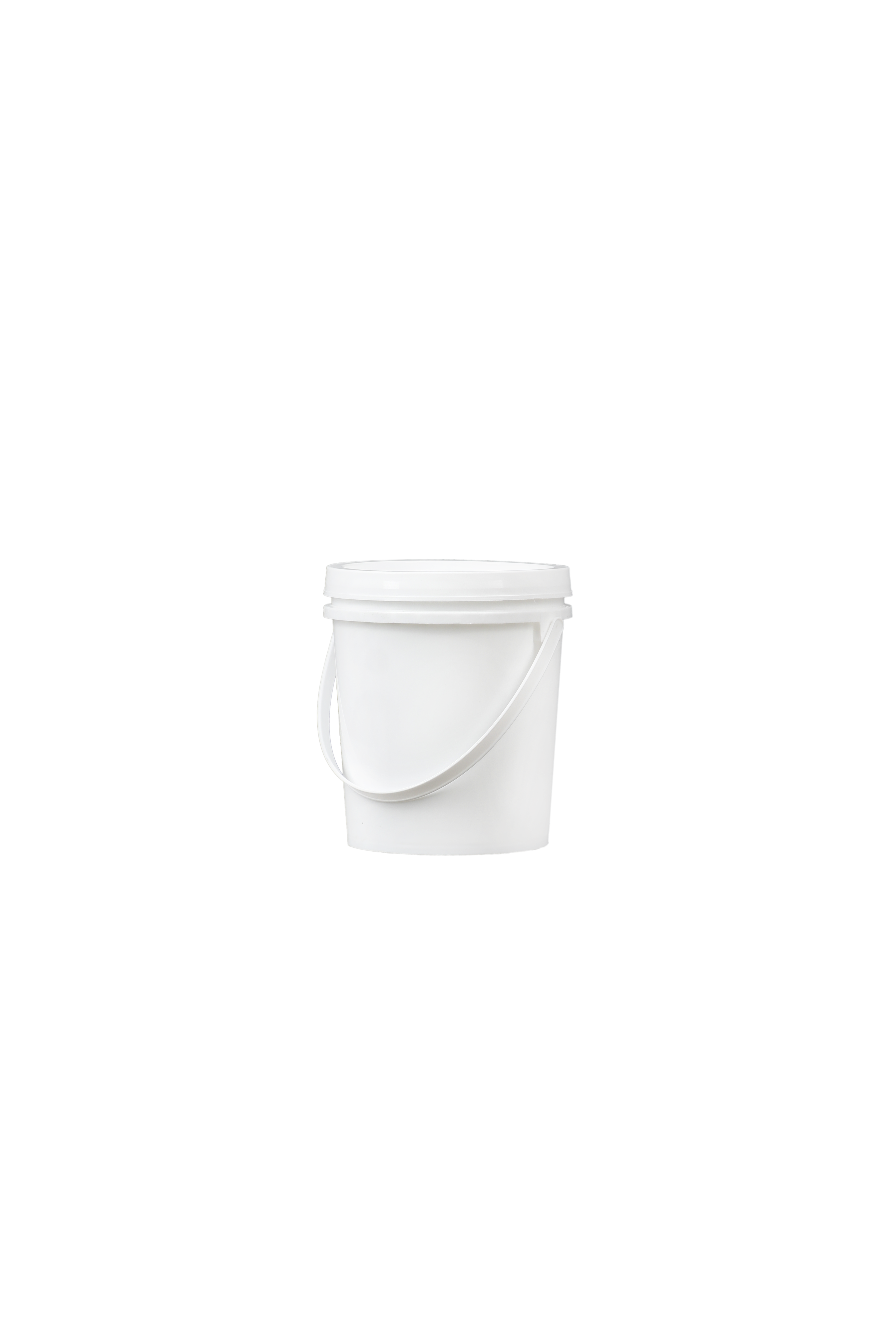 2 Ltr. Bucket - Rigid Plastic, 2 Liters Capacity, White Color | Rust-free, Cost-effective, Versatile For Liquid Storage Applications