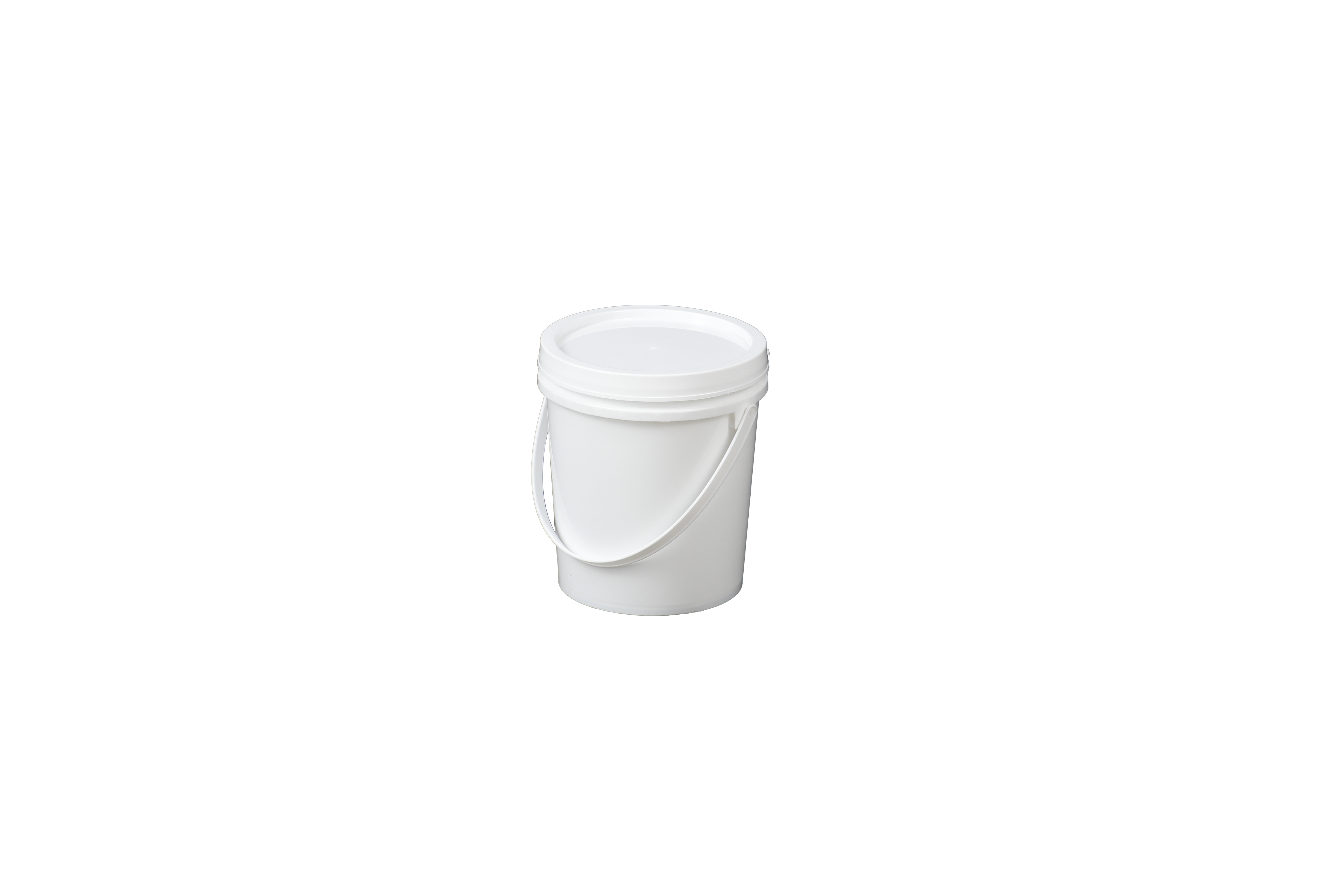 2 Ltr. Bucket - Rigid Plastic, 2 Liters Capacity, White Color | Rust-free, Cost-effective, Versatile For Liquid Storage Applications