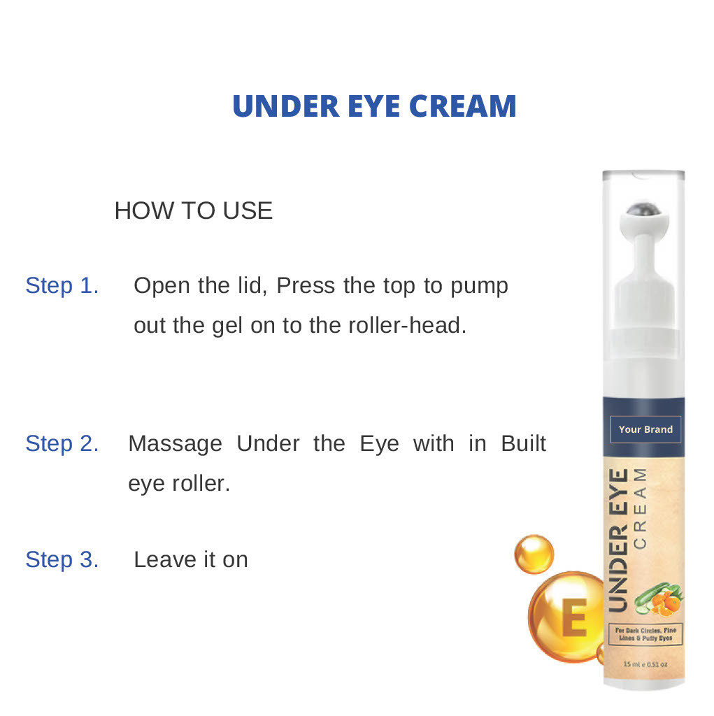 Under Eye Cream - Herbal Formula, 24 Months Shelf Life | Reduces Dark Circles, Puffiness, Fine Lines, Deep Moisture & Hydration
