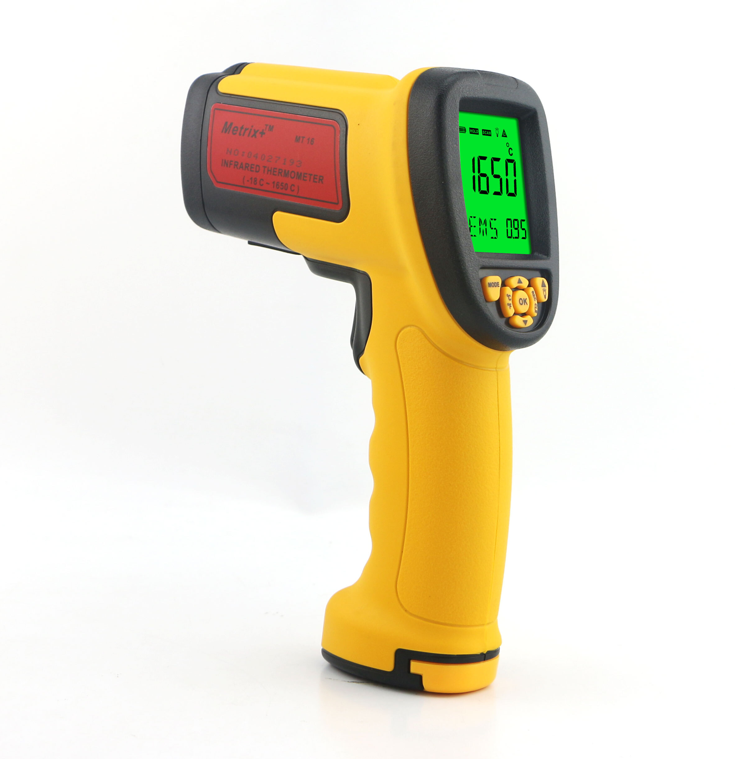 Infrared Thermometer Mt 16 - Color: Yellow & Black