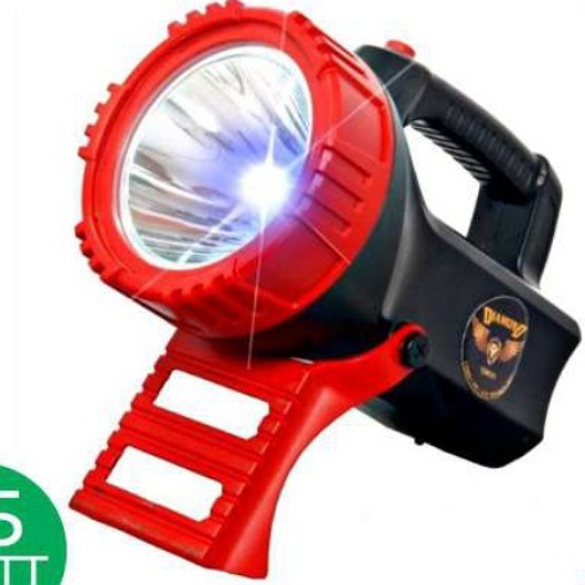 Diamond 35 Watt Led Rechargeable Torch - Lighting Type: Cool White