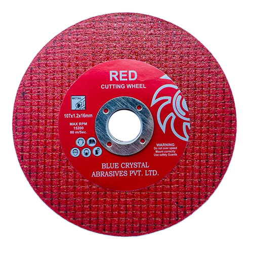 4 Inch Red Cutting Wheel - Color: As Per Requirement