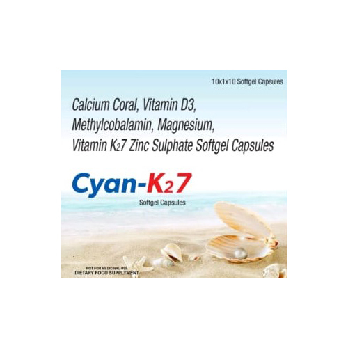 Calcium Coral Vitamin D3 And Zinc Sulphate Softgel Capsules General Medicines