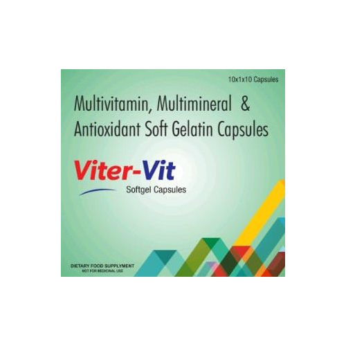 Multivitamin Multimineral Antioxidant Soft Gelatin Capsules General Medicines