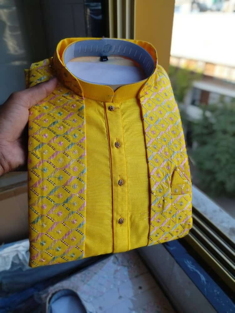 Mens Kurta With Koti And Payjama