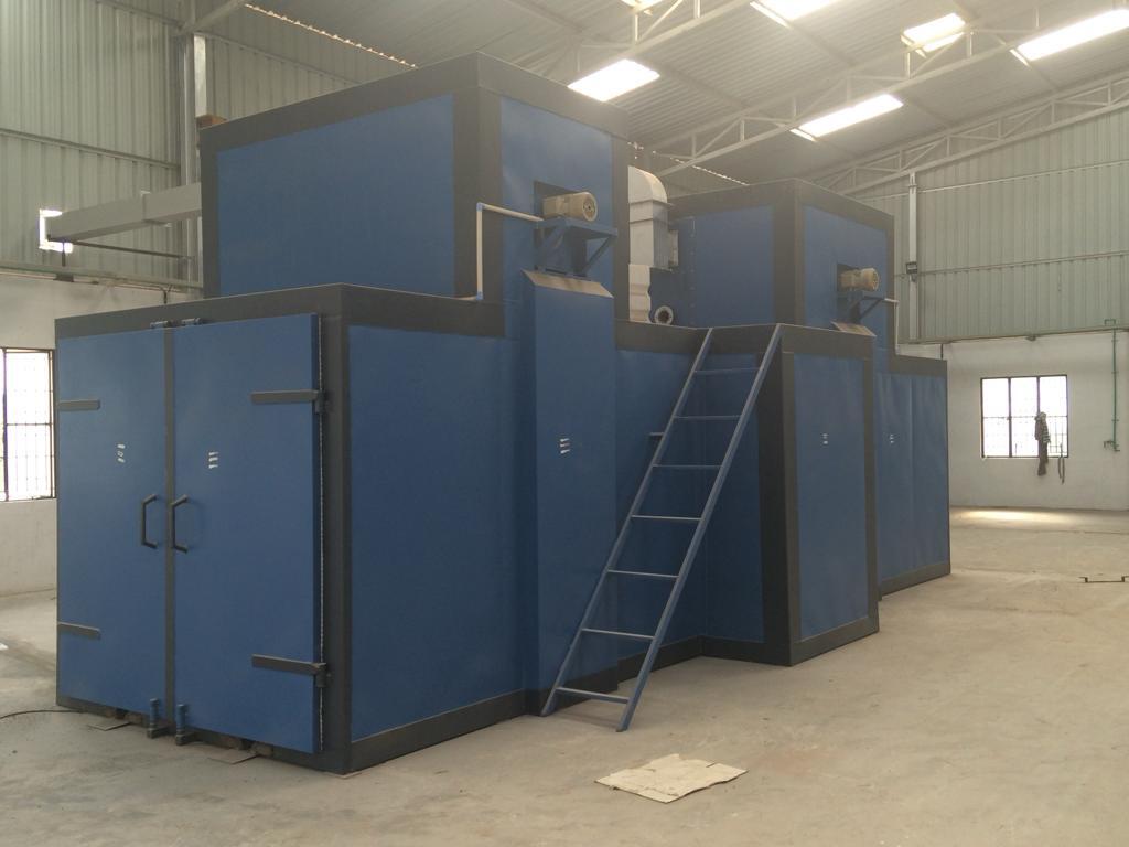 Powder Coating Oven - Steel, 10x5x3 M, 30 Kw Power, 200â°c Temperature Range, 500 Kg/hr Capacity | Industrial Use For Metal Parts, Ce Certified