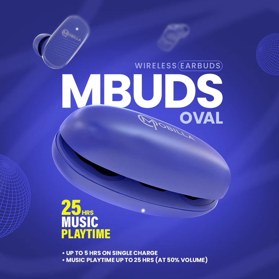 Mbuds Oval Wireless Earbuds
