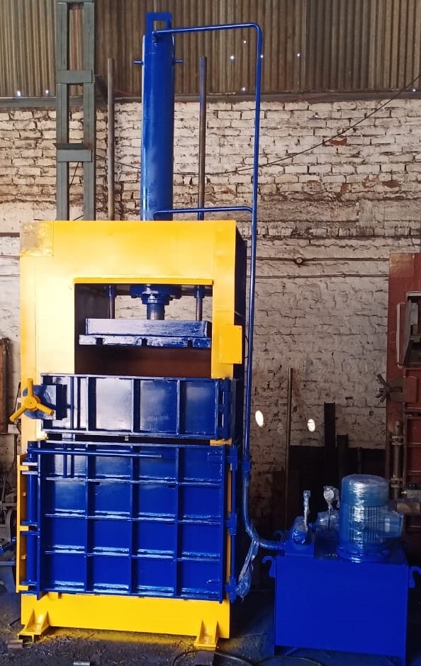 Foam Baler Machine - Color: Blue