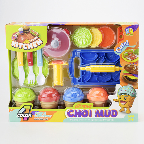 Artificial Play Dough Kitchen Toys Set