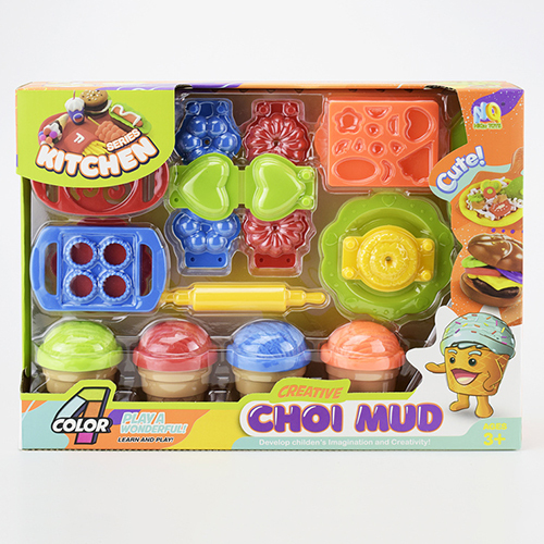Artificial Play Dough Cookies Toys Set
