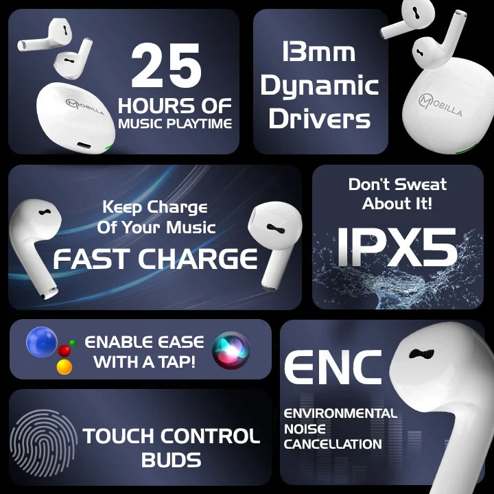 Mbuds 105 Wireless Earbuds