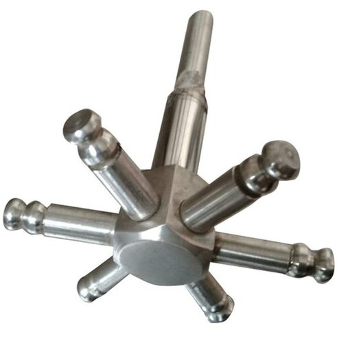 SS Door Handle - Stainless Steel, 7x7x5 cm , Corrosion Resistant, Durable Design, Easy Installation, Modern Style, Secure Grip