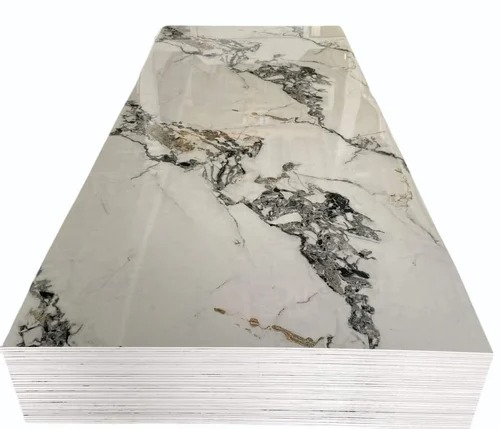 Marble Uv Sheet - Polygranite, 8x4 Feet, 2.5 Mm Thick - Over 50 Decorative Colors Available