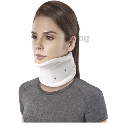 Firm Cervical Collar With Chin Support P.c.no 310 Vissco S/m/l/xl Xxl - Color: White