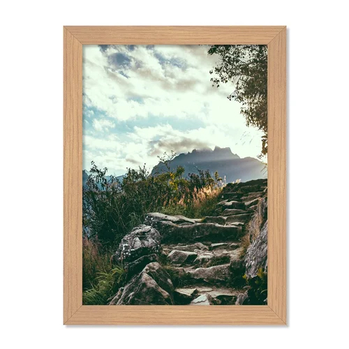 पारंपरिक भूरा चित्र फ़्रेम