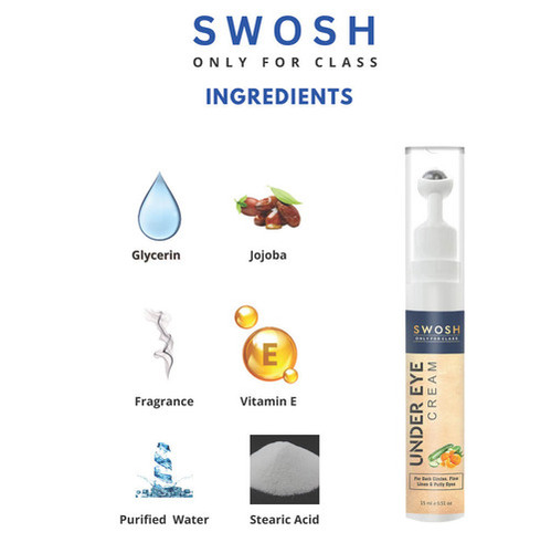 Swosh Under Eye Cream Ingredients: Herbal