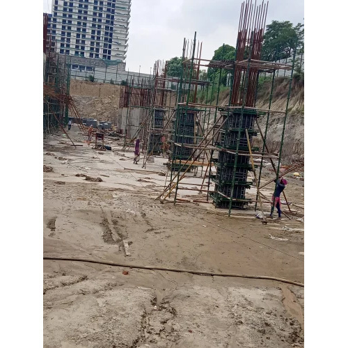 मॉड्यूलर प्लास्टिक निर्माण कॉलम फॉर्मवर्क