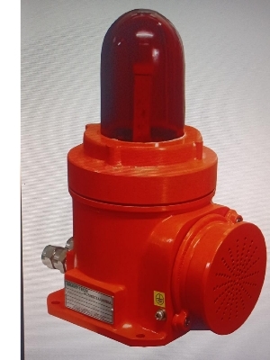 Flp Hooter Cum Flasher - Alarm Light Color: Red