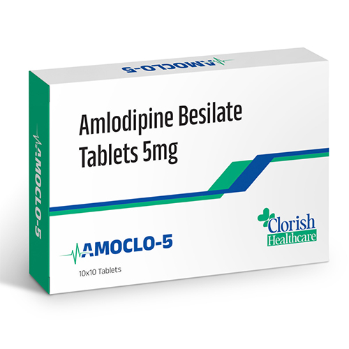 Amlodipine Besilate Tablets - 5mg Dosage for Adults | General Medicine, Store in Cool Place