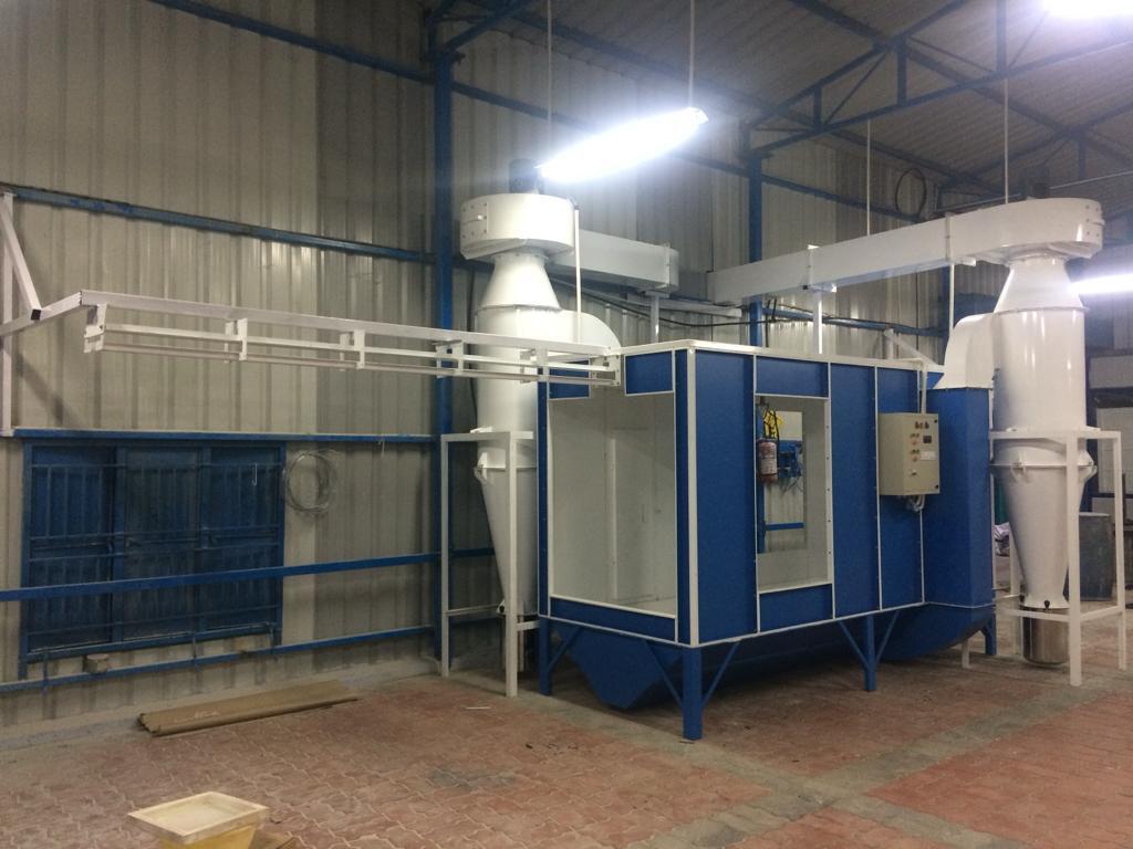 Auto Spray Booth - Steel, Variable Dimensions | 3-phase Power, High Airflow, Hepa Filtration, Ce Compliance For Automotive Part Painting