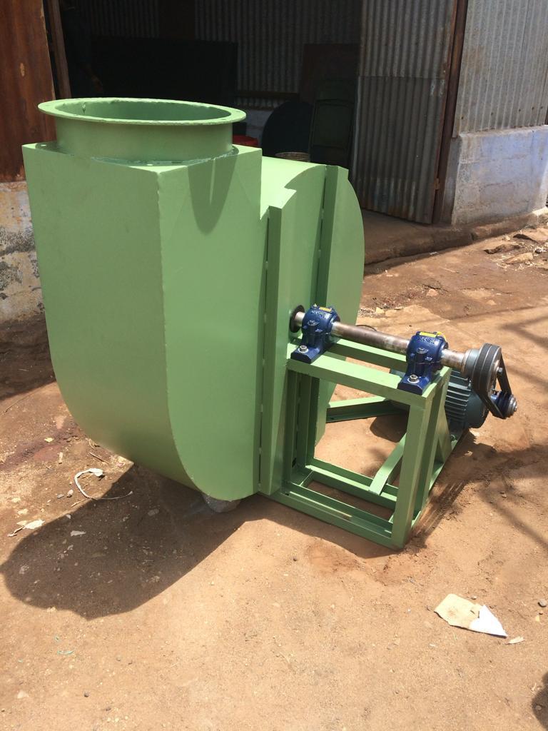 Hot Air Blower - Metal Body, Heavy-duty, Green Finish | High Airflow Capacity, Electric Motor-driven, Moderate To High Noise Level
