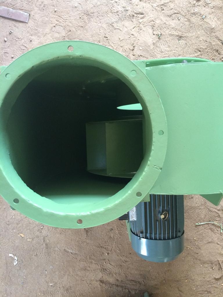 Hot Air Blower - Metal Body, Heavy-duty, Green Finish | High Airflow Capacity, Electric Motor-driven, Moderate To High Noise Level