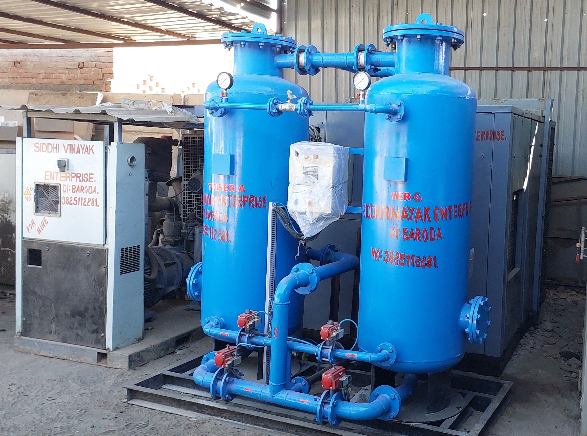 Heat Less Type Air Dryer - Color: Blue