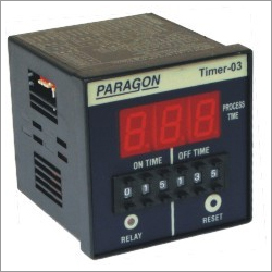 Black Digital Cyclic Timers