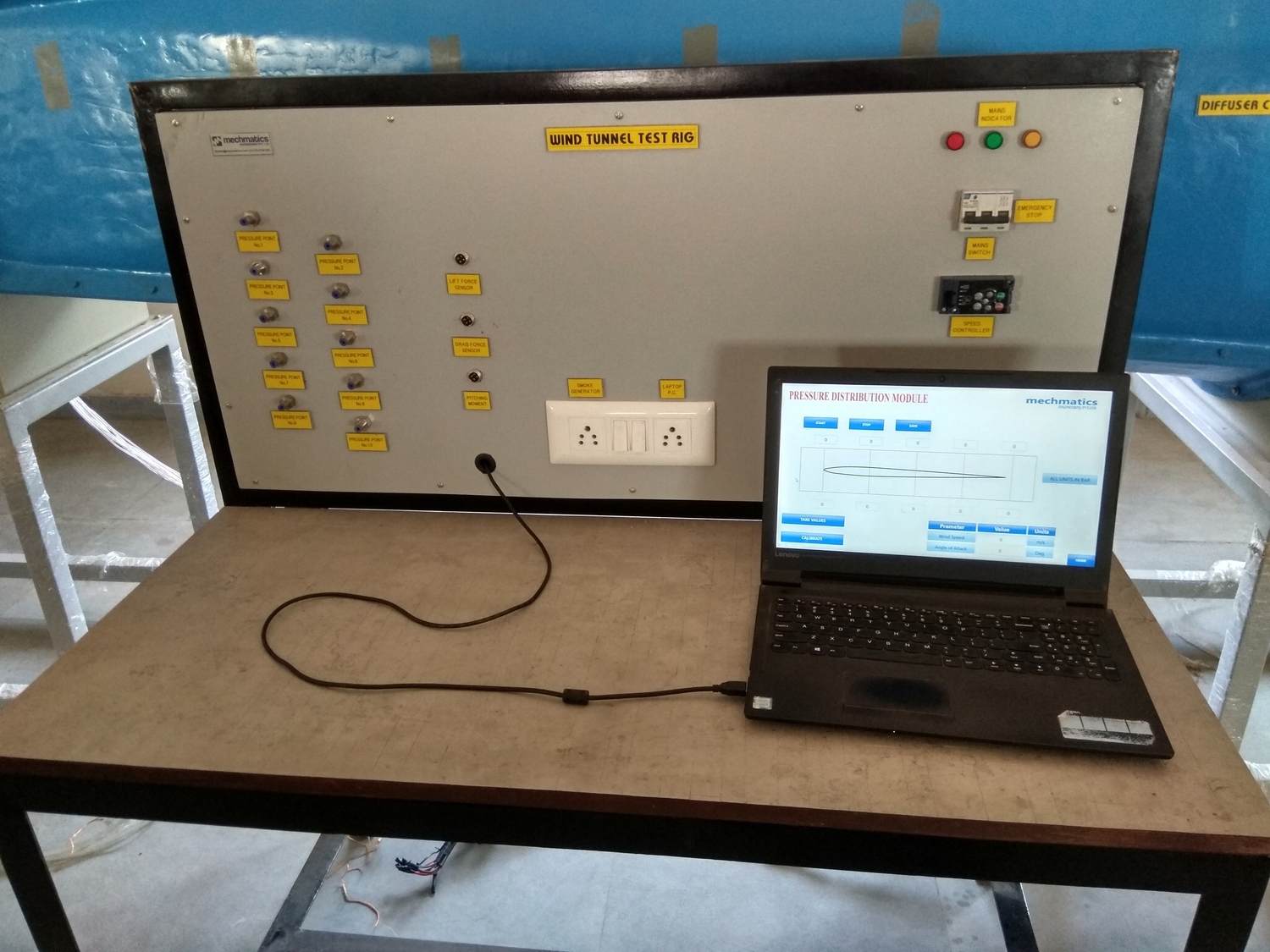 Sub Sonic Wind Tunnel - Precision Engineered Aerodynamic Testing Device | Optimized For Low Noise Levels, Enhanced Flow Visualization