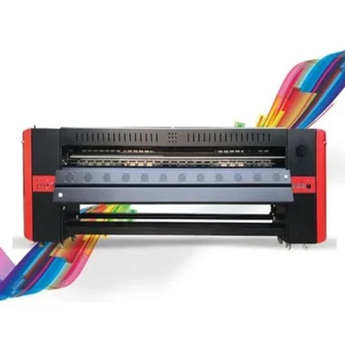 Lotus Flex Printing Machine - CMYK Automatic, 3000 mm Max Printing Width, 4/8 Print Heads | PLC Control, High Insulation, Pneumatic Print Plate Lifting