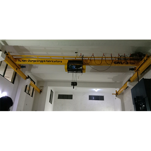 Industrial Double Girder Eot Crane - 5-10 Ton Load Capacity, 20-30 M Span | Semi-automatic Operation, Electric/hydraulic Power Supply, Emergency Stop Safety Feature
