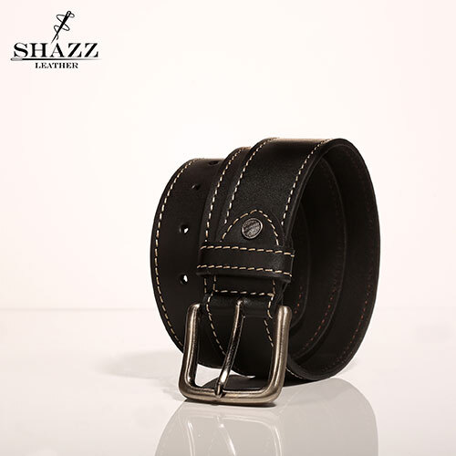 Black Leather  Belt Gender: Male