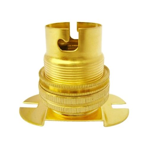 322SL पीतल बैटन लैंप होल्डर स्लॉटेड अंडाकार बेस