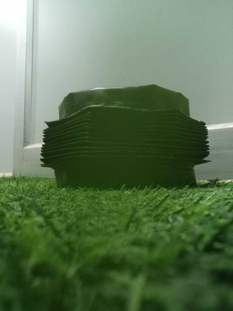 Octagonal Bellow Cover - Color: Black