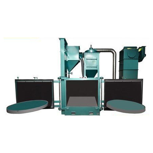 900mm - 3 Ft Swing Table Type Shot Blasting Machine