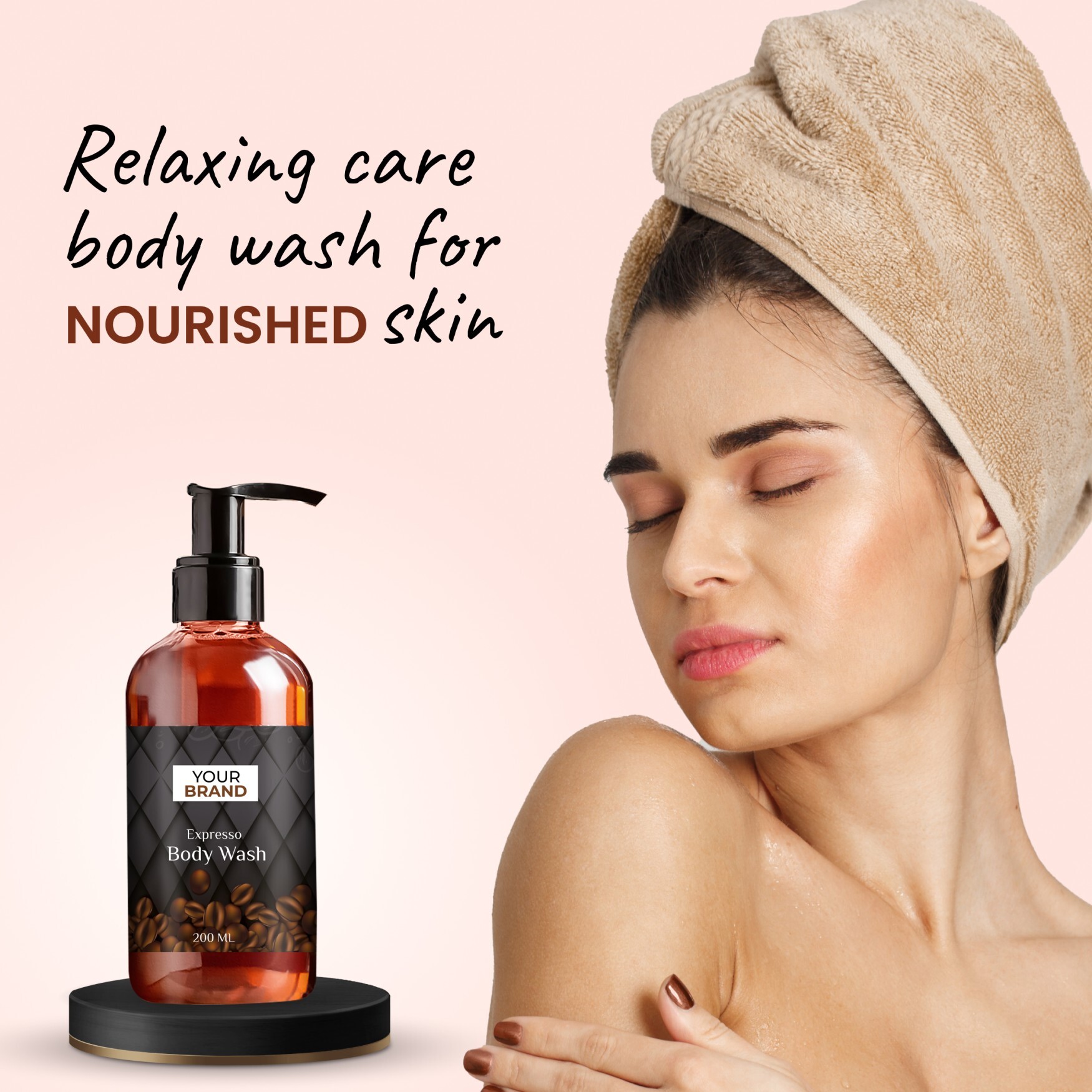 Coffe Body Wash - Liquid, All Skin Types | Enriched With Coffee, Caffeine, Vitamin E & Brazil Nut Oil For Deep Cleansing And Hydration