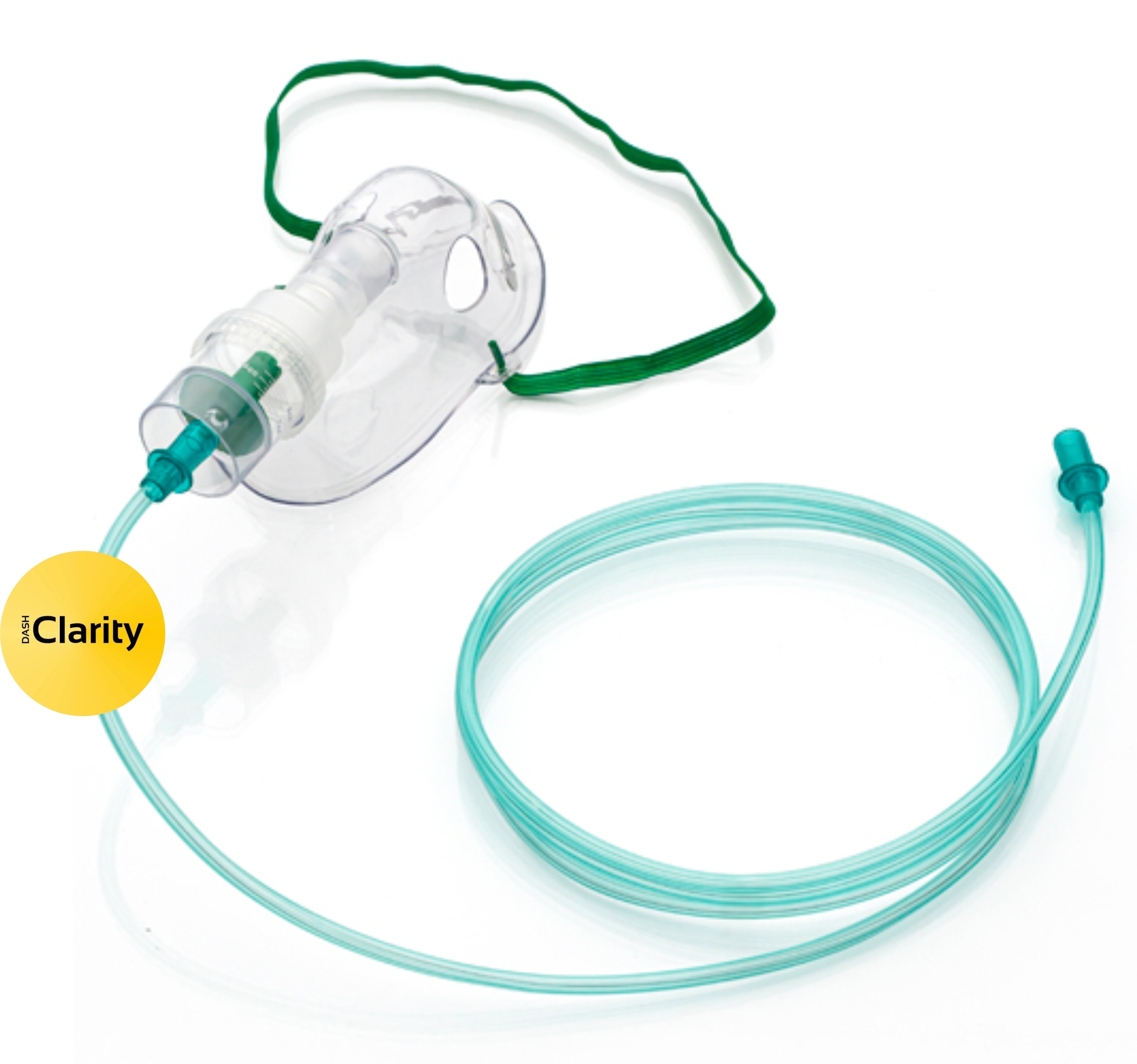 Green Transparent Nebulizer Mask