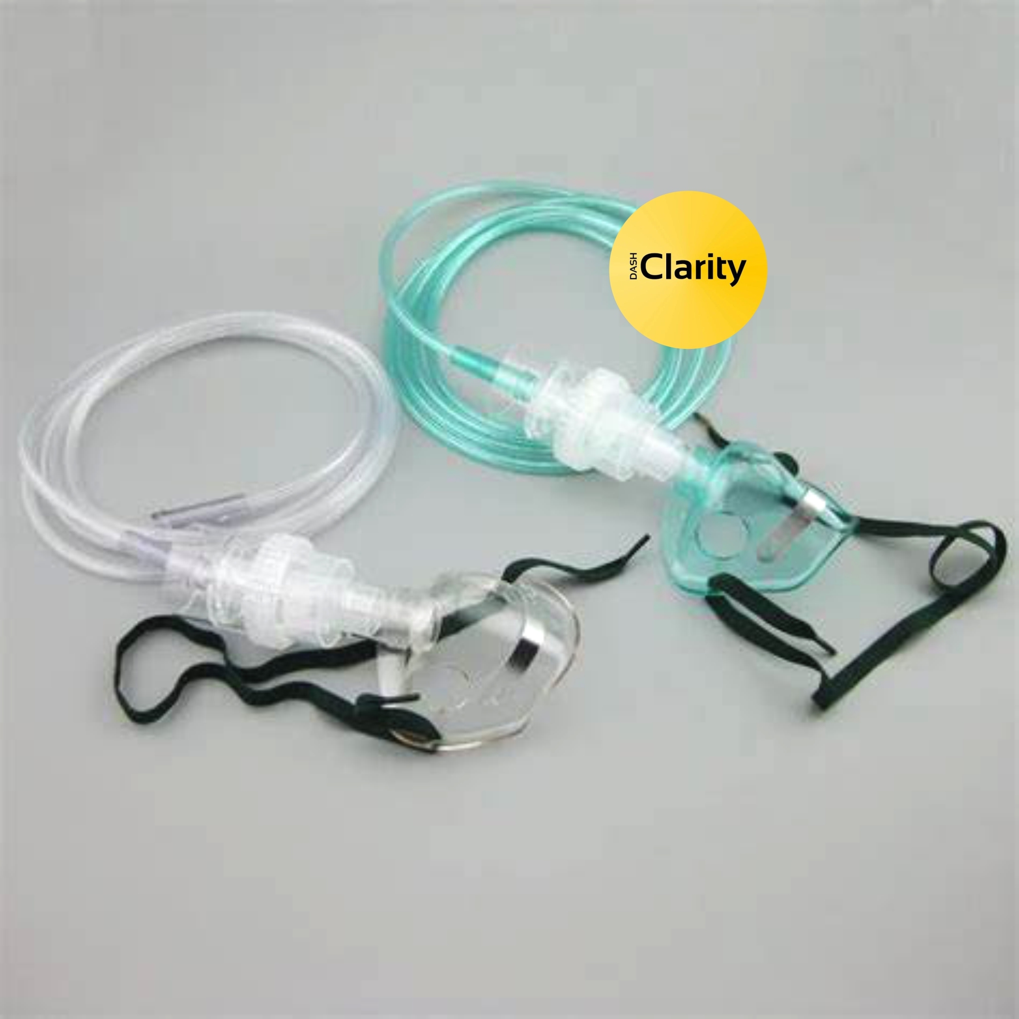 Nebuliser Mask - Plastic, Transparent | Adjustable Straps, Soft Flexible Material, Ergonomic Design, Universal Compatibility