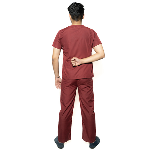 Different Available Maroon Scrub Suit